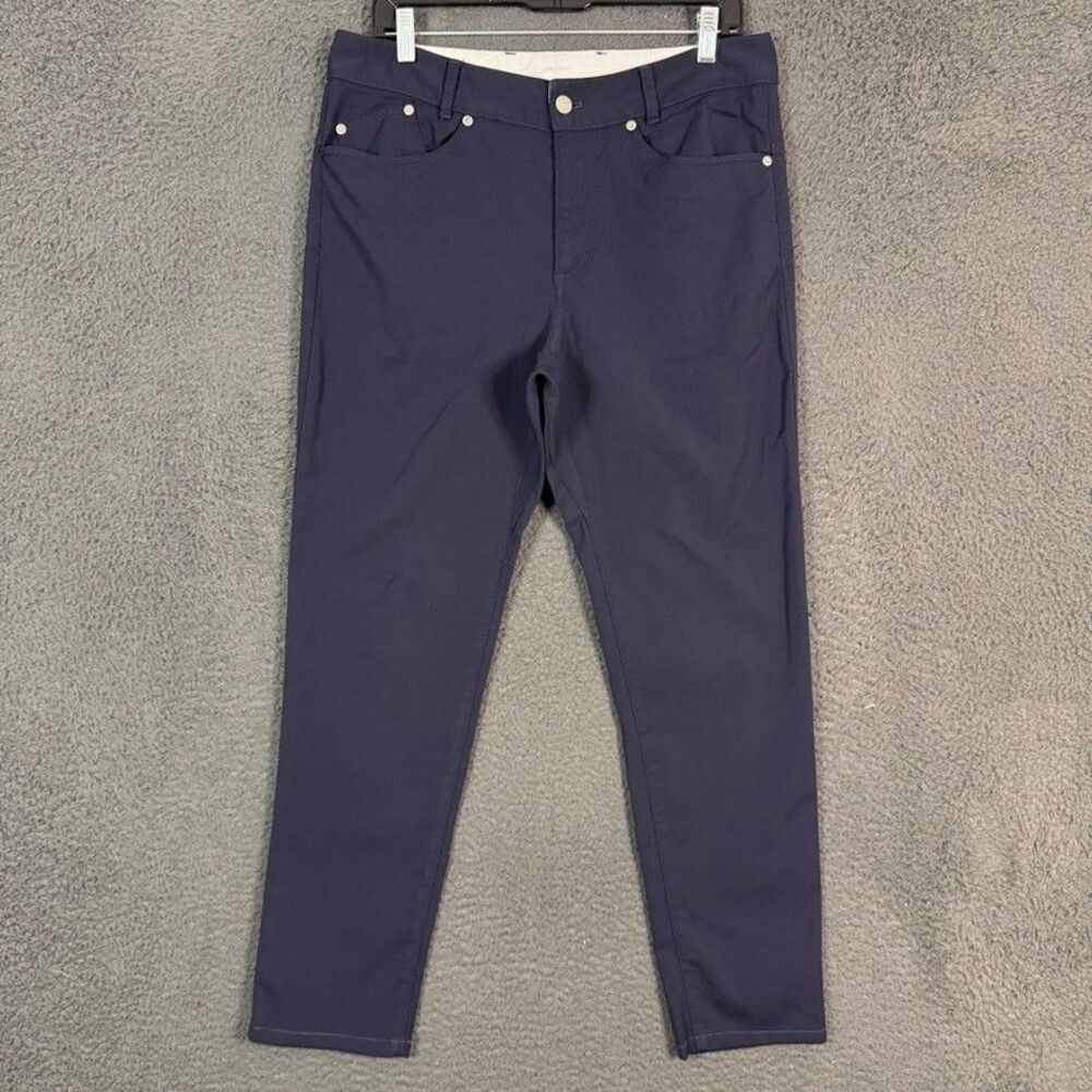 OUTLIER Pants Mens 33x28 Blue Futurecorps Slim Fit 5 Pocket Chino Stretch